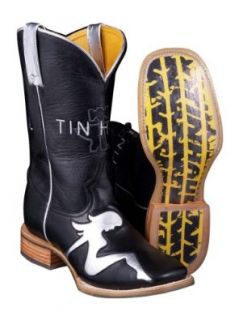 Tin Haul Mens Mudflap Girl Graphic Sole Western Cowboy Boots Shoes