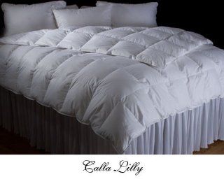 Calla Lilly 750+ Fill Power Down Filled Comforter Blanket   Hypoallergenic Covers
