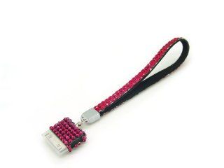 Rhinestone WRISTLET for iphone 4/4S or Ipod HOT PINK Bracelets Jewelry