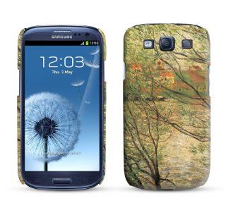 Samsung Galaxy S3 Case Banks of the Seine Island of La Grande Jatte 1878 Claude Monet Cell Phone Cover Cell Phones & Accessories