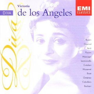 Diva Victoria de los Angeles sings Rossini, Gounod, Verdi, Puccini, Mascagni, Leoncavallo, Catalani, Massenet, Bizet, Gimnez, Caballero, and Barbieri Music