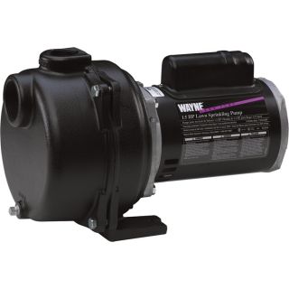 Wayne Cast Iron Lawn Sprinkler Pump — 4790 GPH, 1 1/2 HP, 2in., Model# WLS150  Booster   Sprinkler Pumps
