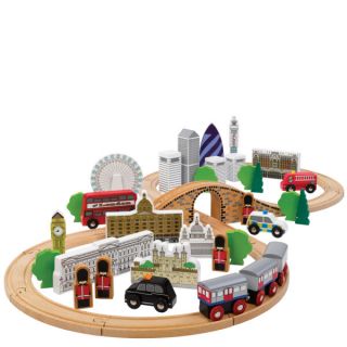 Tidlo The City Of London Wooden Train Set      Toys
