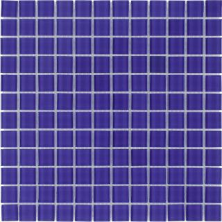 Elida Ceramica Lavender Glass Mosaic Square Indoor/Outdoor Wall Tile (Common 12 in x 12 in; Actual 11.75 in x 11.75 in)