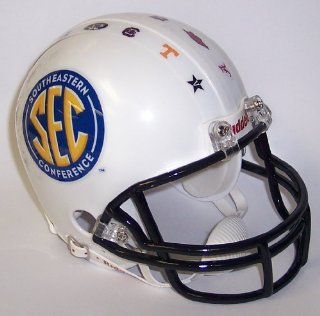 SEC South East Conference Logo Riddell Mini Football Helmet  Sports Related Collectible Full Sized Helmets  Sports & Outdoors