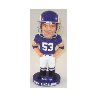 Mick Tingelhoff Minnesota Vikings Bobblehead Doll  Sports Fan Toy Figures  Sports & Outdoors