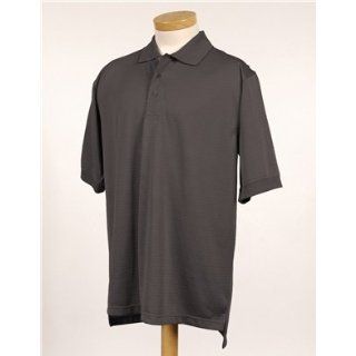 Premium Quality Men's 100% Microfiber Polyester Odyssey Golf Sport Shirt   Charcoal Clothing