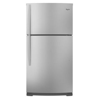 Whirlpool 20.6 cu ft Top Freezer Refrigerator (Stainless) ENERGY STAR