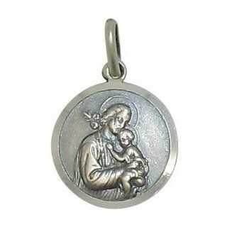Saint Joseph Medal. Sterling Silver St Joseph Medal. Silver Saint Joseph Medal.   Home Decor Products