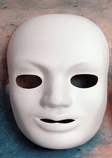 Chenille Kraft Plain Plastic Mask   Male