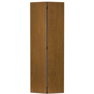 ReliaBilt Flush Hollow Core Oak Bifold Closet Door (Common 80.75 in x 24 in; Actual 79 in x 23.5 in)