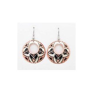 Copper Earrings   Native Design