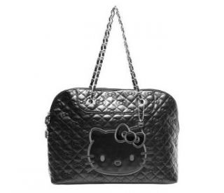 Hello Kitty Quilted Black Chain Strap Shoulder Handbag Clothing