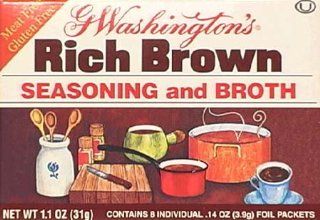 George Washington's Rich Brown Seasoning and Broth (Case of 24)  Grocery & Gourmet Food