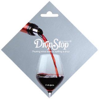 Drop Stop Wine Pour Spout in Bulk Packaging (2 Pack) Kitchen & Dining