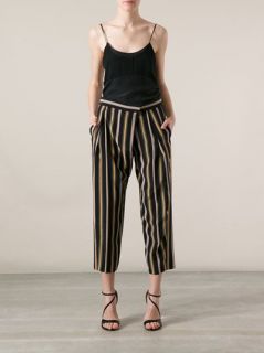 Chloé Striped Wide Leg Trouser   Stefania Mode