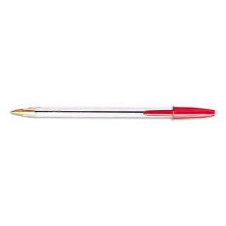 Cristal Ballpoint Stick Pen, Red Ink, Medium, Dozen  Electronics
