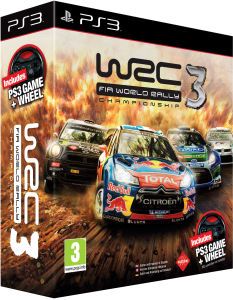 WRC 3 World Rally Championship Steering Wheel Bundle      PS3