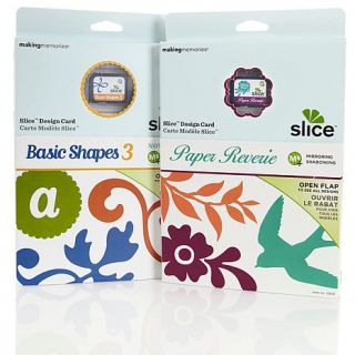 Slice Design Cards   Basic Shapes 3 and Paper Reverie
