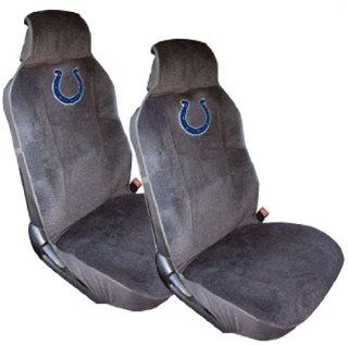 Indianapolis Colts Front Low Back Car Truck SUV Sideless Bucket Seat Covers   Pair Automotive