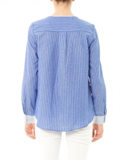 Oxford stripe blouse  Sea