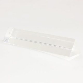 Vktech Optical Glass Triple Triangular Prism Refractor Physics Experiment (6'')  Triangular Scales 