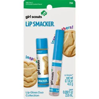 Girl Scouts Cookies Flavored   Lip Smacker   Trefoils   Lip Gloss Duo  Lip Balms And Moisturizers  Beauty