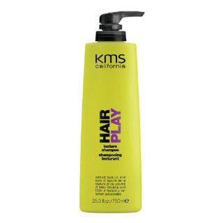 KMS California Hair Play Texture Shampoo (Added Texture & Bulk) 750ml/25.3oz  Kms Free Play Shampoo  Beauty