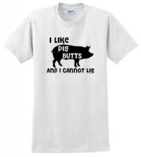 I Like Pig Butts and I Cannot Lie T Shirt at  Mens Clothing store