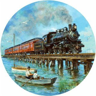 Rails by the Seashore Jigsaw Puzzle 500 Piece Toys & Games