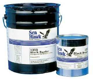 Black Barrier Coal Tar Epoxy 5 Gallon Kit  Item Type Keyword Boating Painting Supplies  Sports & Outdoors