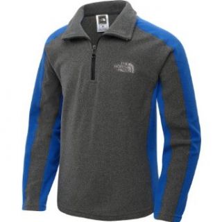 THE NORTH FACE Boys' Glacier 1/4 Zip Sweatshirt   Size XS/Extra Small, Zinc Grey/blue Clothing