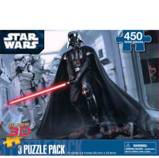 Star Wars Super 3D 3 Assorted Puzzles      Merchandise