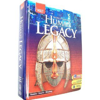 World History Human Legacy RINEHART AND WINSTON HOLT 9780030791116 Books