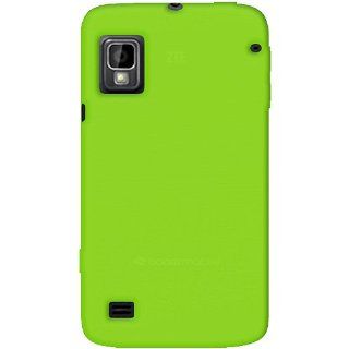 Amzer AMZ92876 Silicone Jelly Skin Fit Cover Case for ZTE Warp   Retail Packaging   Green Cell Phones & Accessories