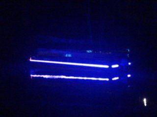 LED Black Light Ultraviolet UV 1 Foot Night Fishing will make anything fluorescent glow. Car Truck Motorcycle Boat Pontoon 