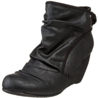 Blowfish Women's Hichi Ankle Boot, Black Stella, 8 M US Shoes
