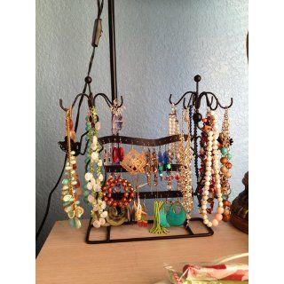 Two Lady Jewelry Earring Holder and Necklace Stand   Jewelry Towers