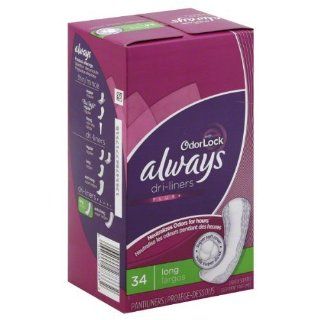 Always Long Dri Liners Plus with Odor Lock Health & Personal Care