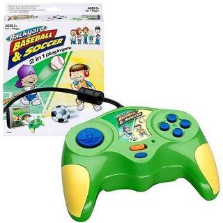 Backyard Baseball & Soccer 2 in 1 Plug In Game with Controller Toys & Games