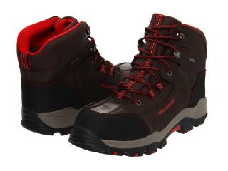 Wolverine Bucklin   Wolverine Peakflex WP 6 Composite Toe Hiker Mens Work Lace up Boots (Brown)