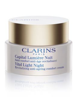 Vital Light Night Comfort Cream for Dry Skin   Clarins