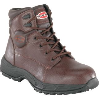 Iron Age 6 Inch Steel Toe EH Sport/Work Boot   Brown, Size 11, Model IA5100