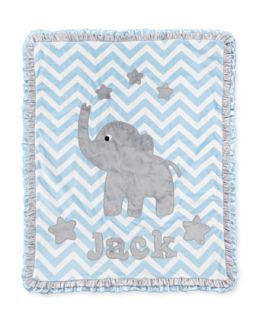 Big Foot Elephant Blanket, Blue   Boogie Baby