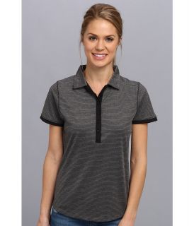 Heather Grey Robin S/S Polo Womens Short Sleeve Knit (Black)