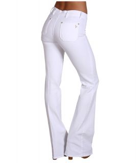 MiH Jeans Marrakesh Mid Rise Kick Flare 36 Inseam in White Womens Jeans (White)