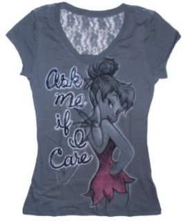 Disney Tinker Bell Ask Me If I Care Graphic T Shirt   2XL 19