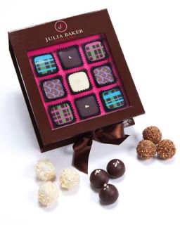 18 Piece Window Box Chocolates   Julia Baker Confections