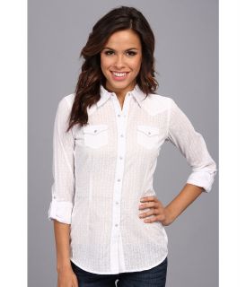 Ariat Tucker Shirt Womens Long Sleeve Button Up (White)