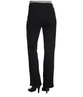 NYDJ Petite Barbara Modern Boot Classic Overdye Womens Jeans (Black)